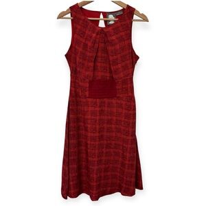 Anthropologie Red Mini Dress